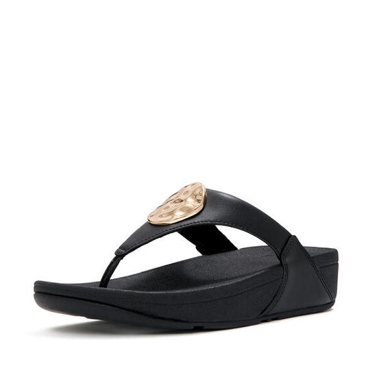 FITFLOP Lulu Adornment Teenslippers ZWART 43