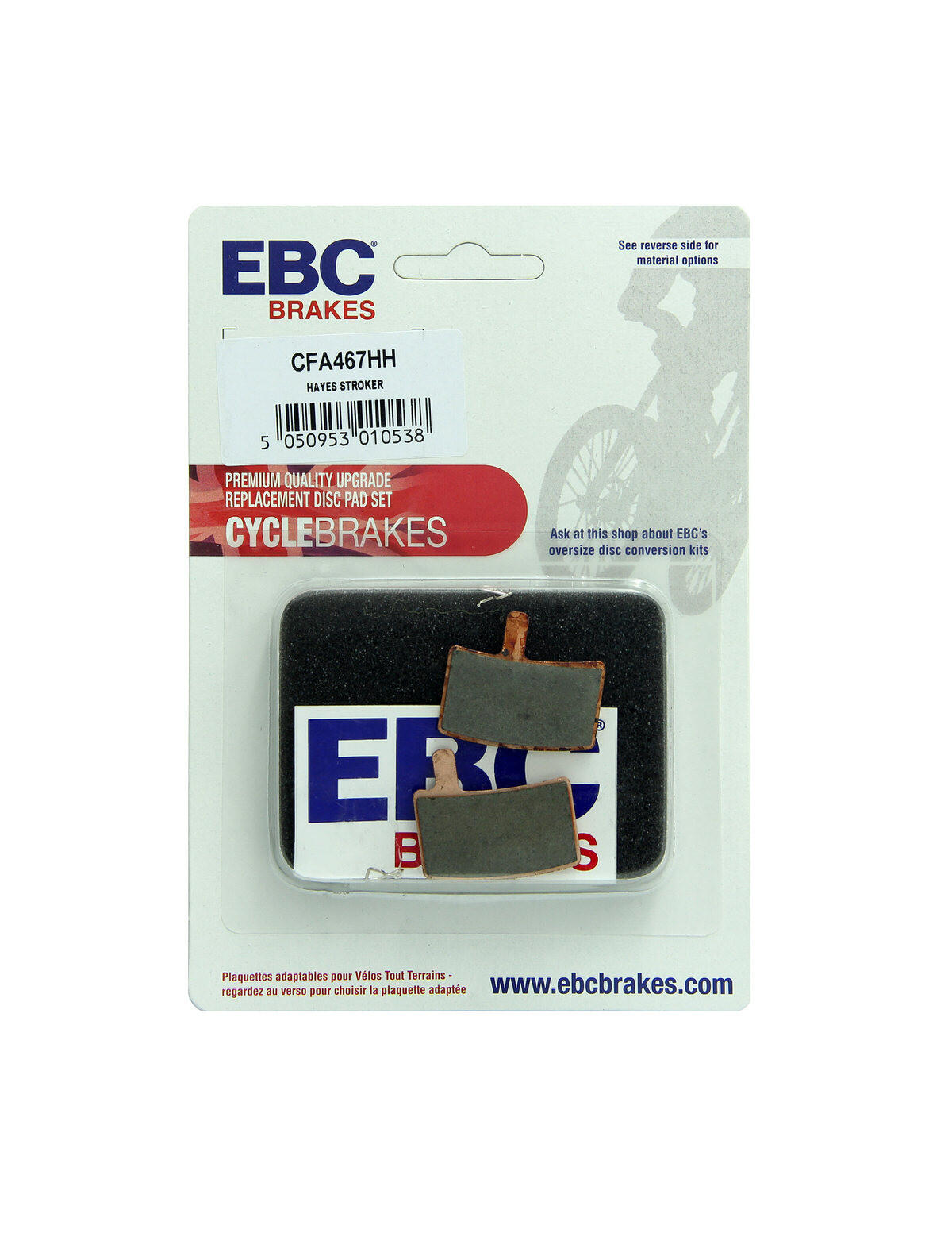 CFA467HH - Klocki hamulcowe rowerowe (spiekane) EBC Brakes 2/2