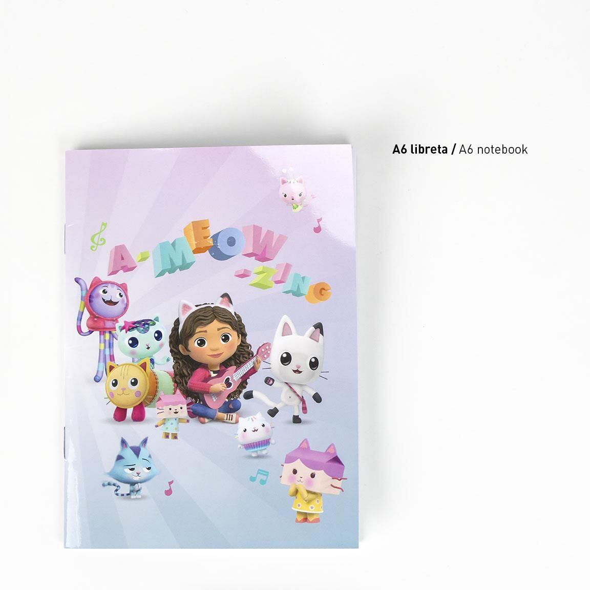 Conjunto Papelería Infantil Gabby's Dollhouse de EVA Rosa con Accesorios 3/3