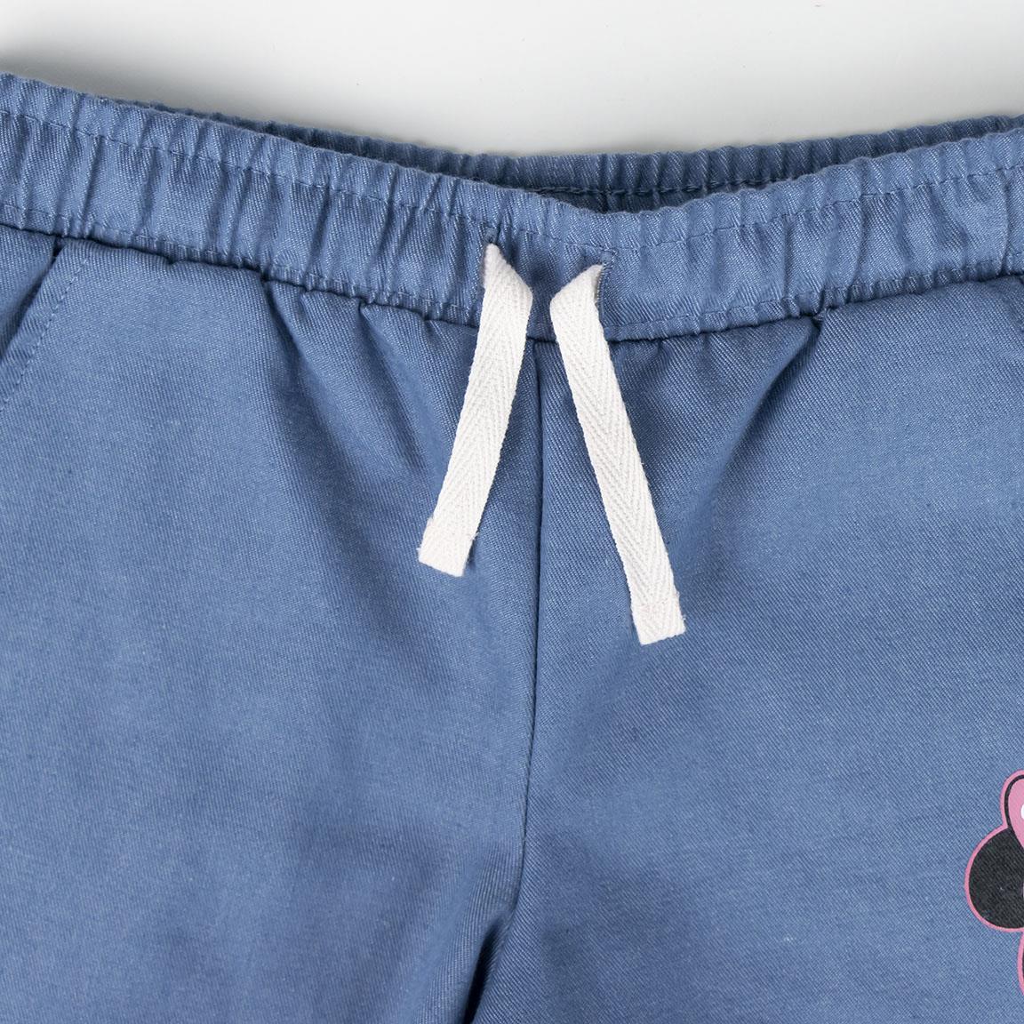 Conjunto infantil de duas peças da Minnie Mouse em tecido felpudo francês 4/6