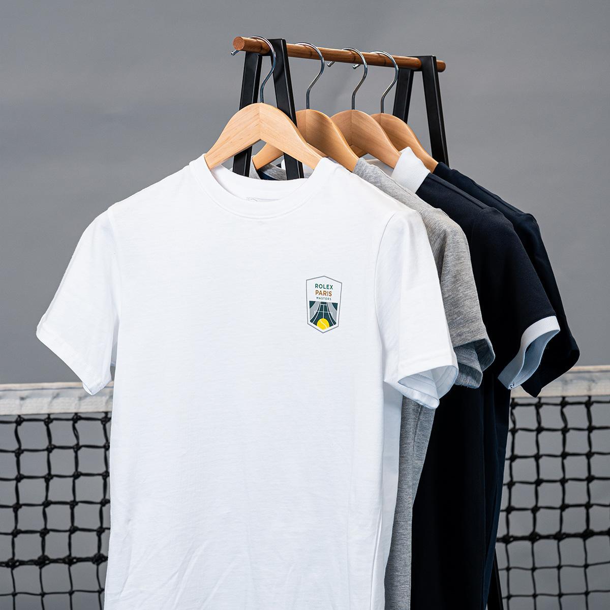 T-shirt unisexe Rolex Paris Masters - Blanc 4/4