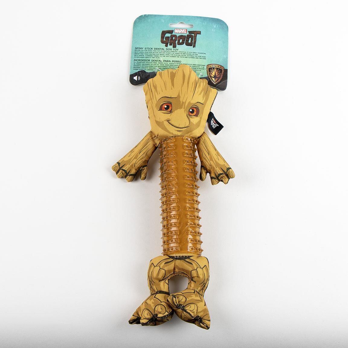 Jouet à mâcher Groot pour chien, jouet dentaire durable en TPR marron 6/6