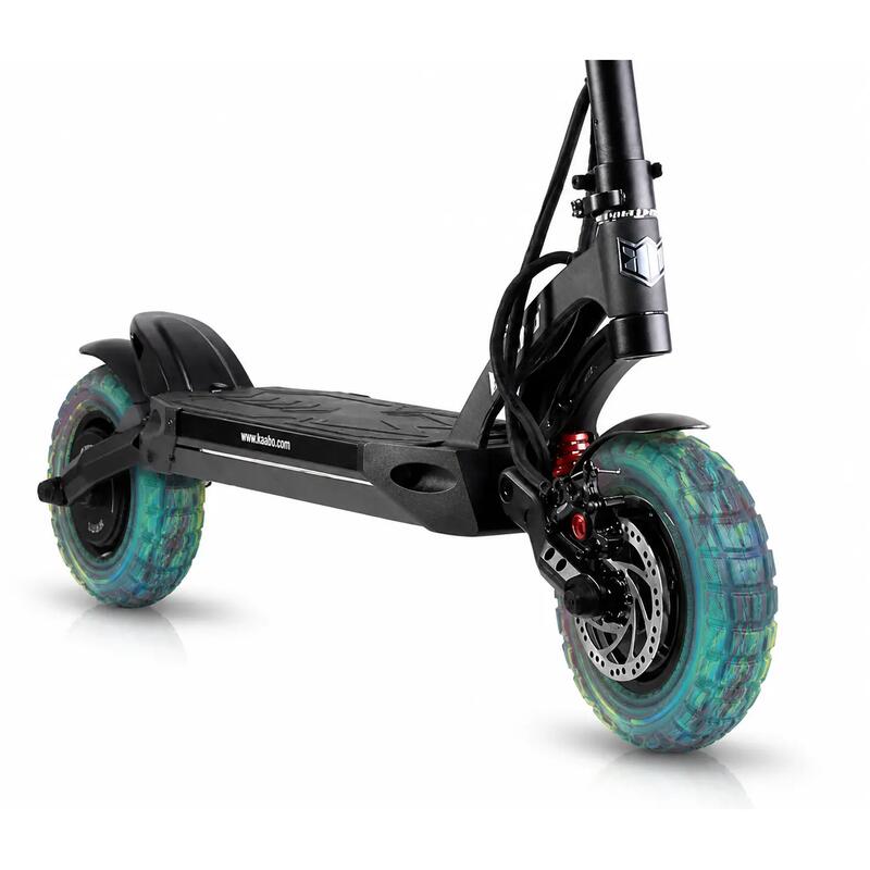 Anvelopă PU solid 90/65‑6.5 multicolor pentru trotinetă electrică 11"