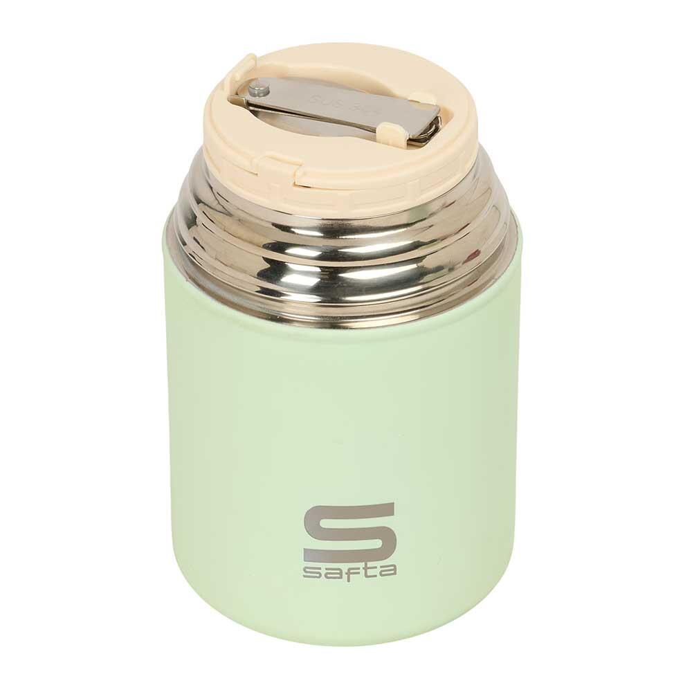 Fiambrera Termo Infantil de Acero Inoxidable con Asa Verde Menta 3/3