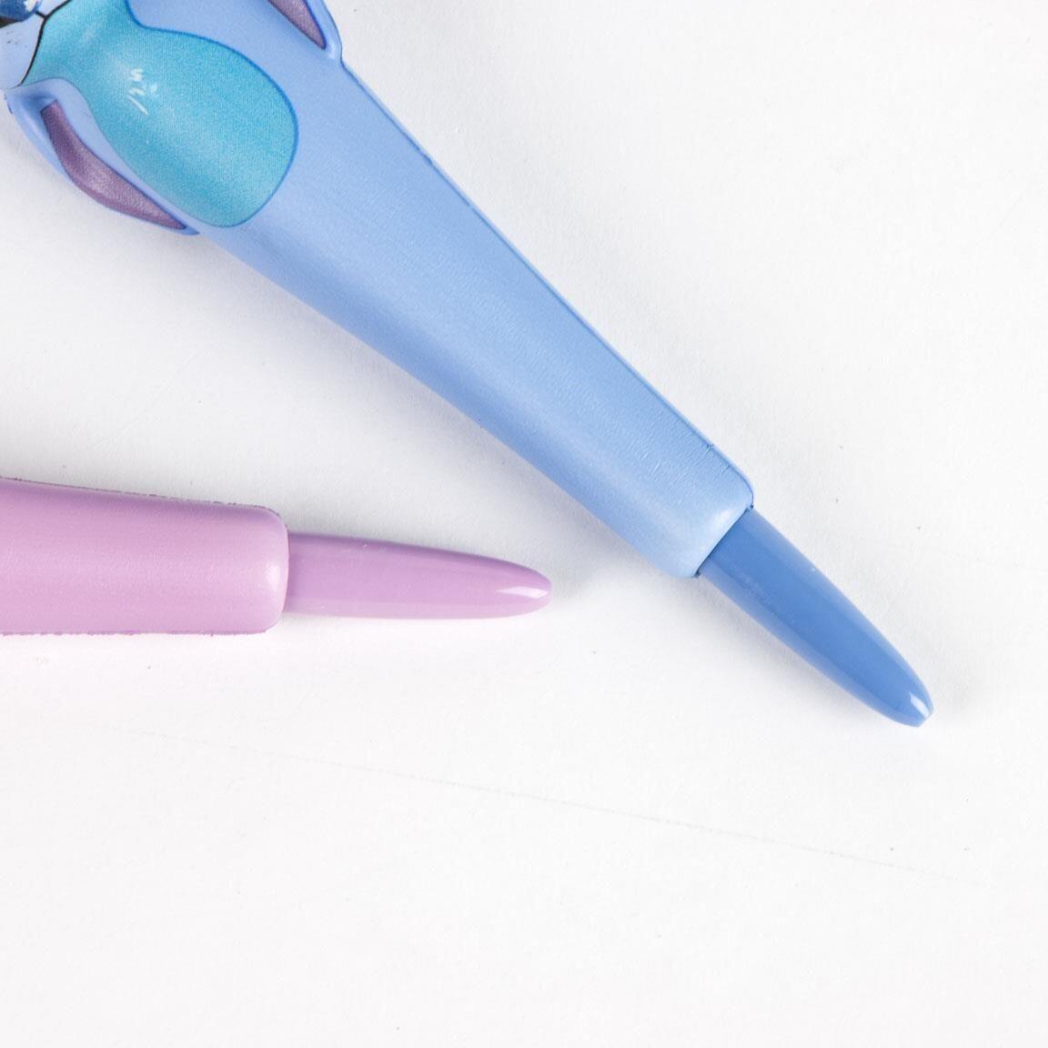 Lot de 2 stylos anti-stress Stitch pour enfants, en silicone multicolore 5/5