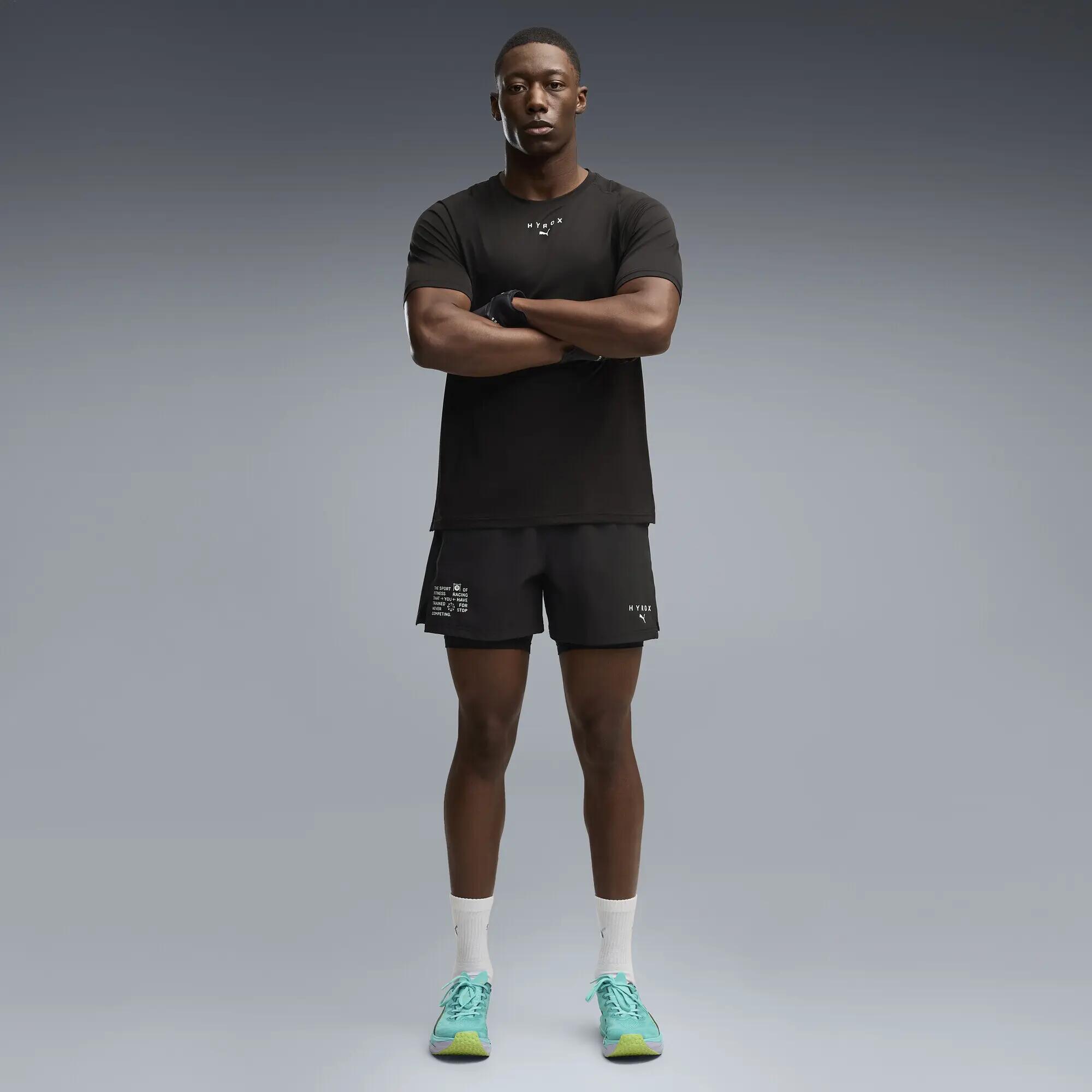 T-shirt PUMA x HYROX PWRMODE da uomo PUMA 4/5