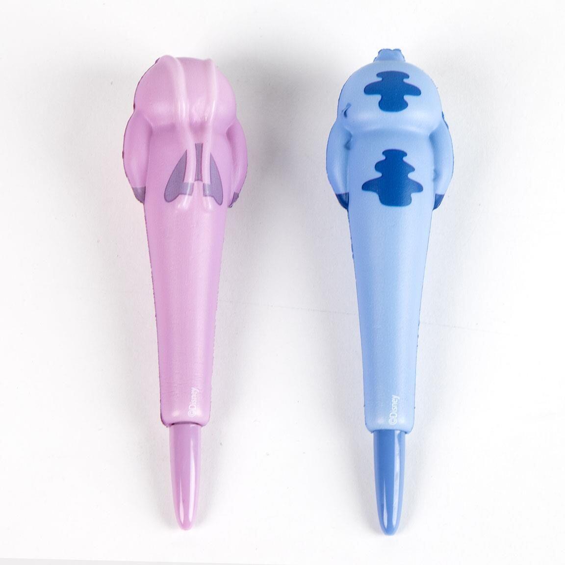 Lot de 2 stylos anti-stress Stitch pour enfants, en silicone multicolore 3/5
