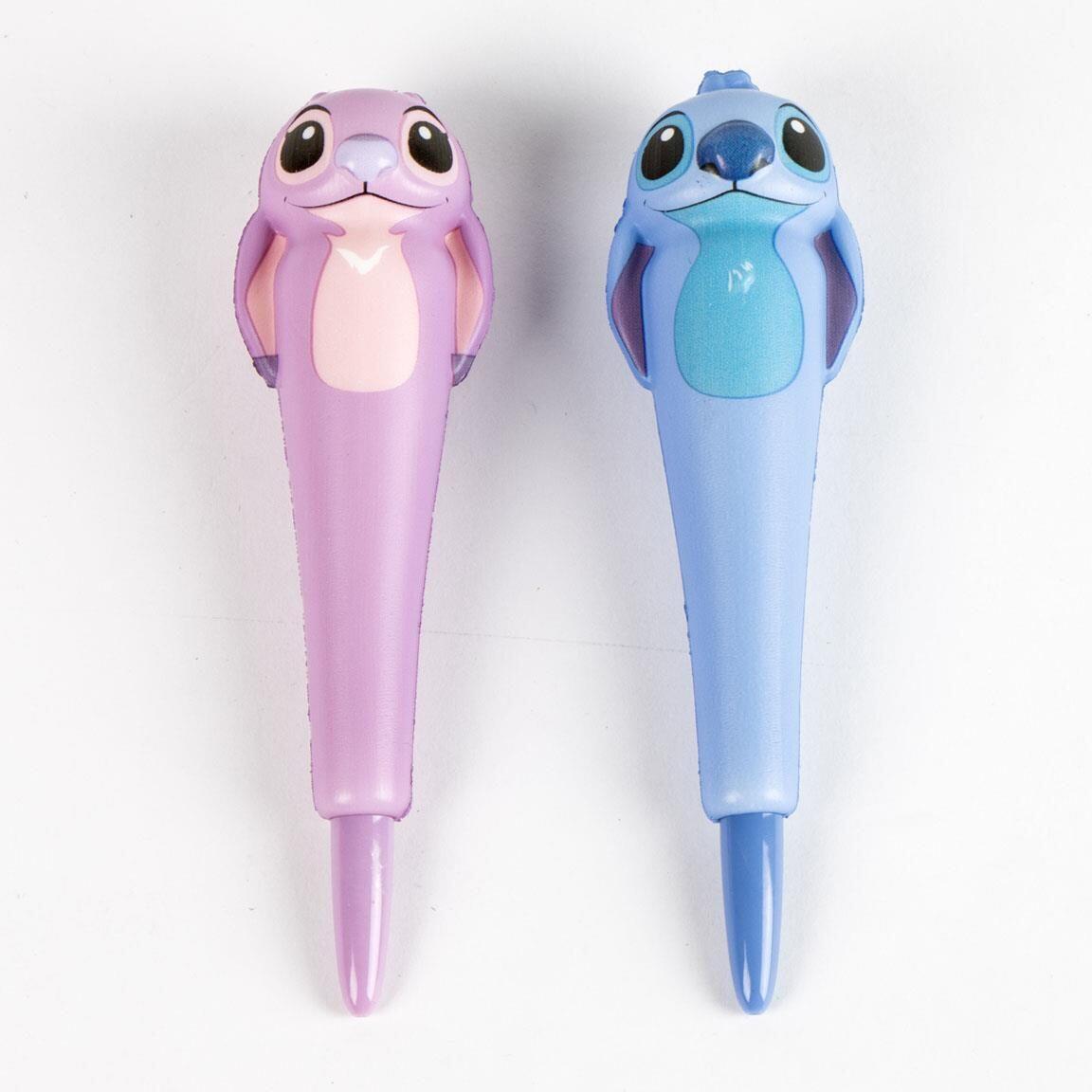 Lot de 2 stylos anti-stress Stitch pour enfants, en silicone multicolore 2/5