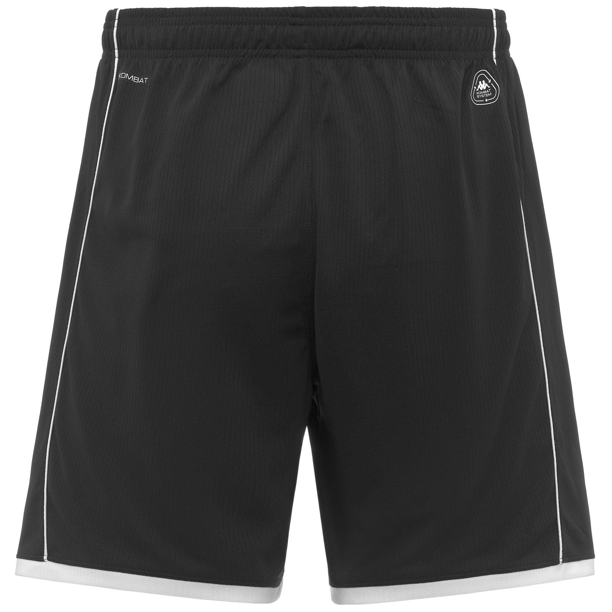 Pantaloncini sportivi da uomo in poliestere riciclato nero da calcio 3/3