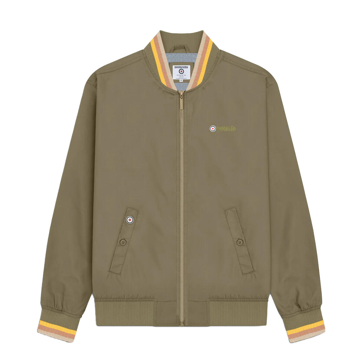 "Monkey" Jacke für Herren Khaki/Gold/Tabak/Cremefarbe 2/4