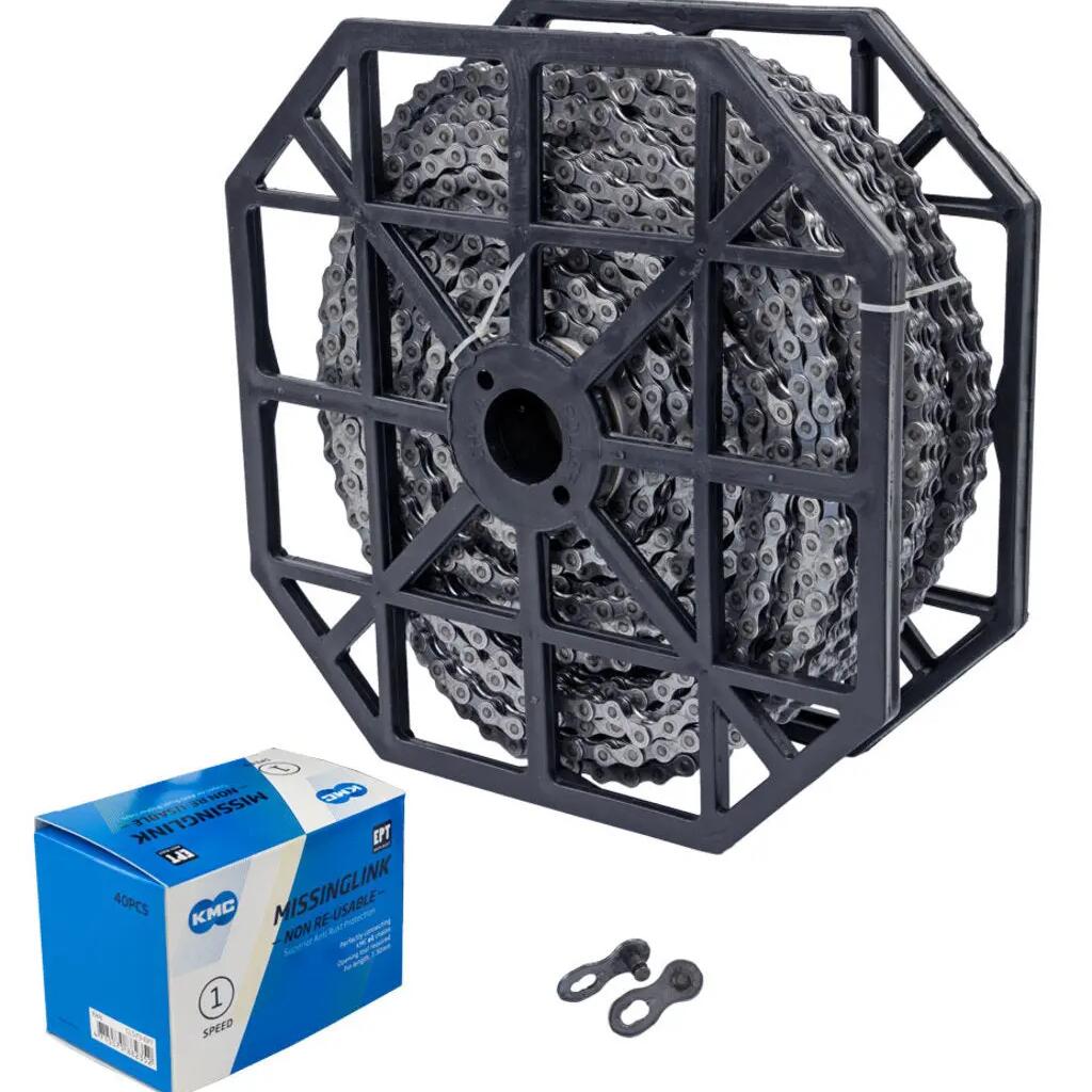 KMC e8 Turbo EPT Bicycle Chain 1/2" x 3/32" 8-speed