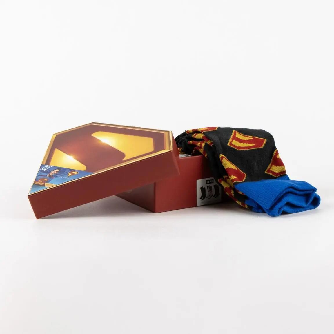 Confezione di calzini da adulto di Superman, in morbido cotone traspirante 6/7