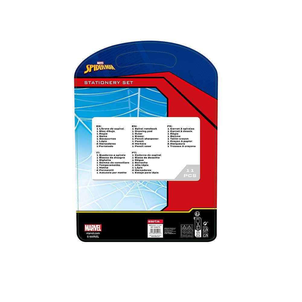 Set de Papelería Infantil Spider-Man Attack con Estuche Metálico Multicolor 2/2