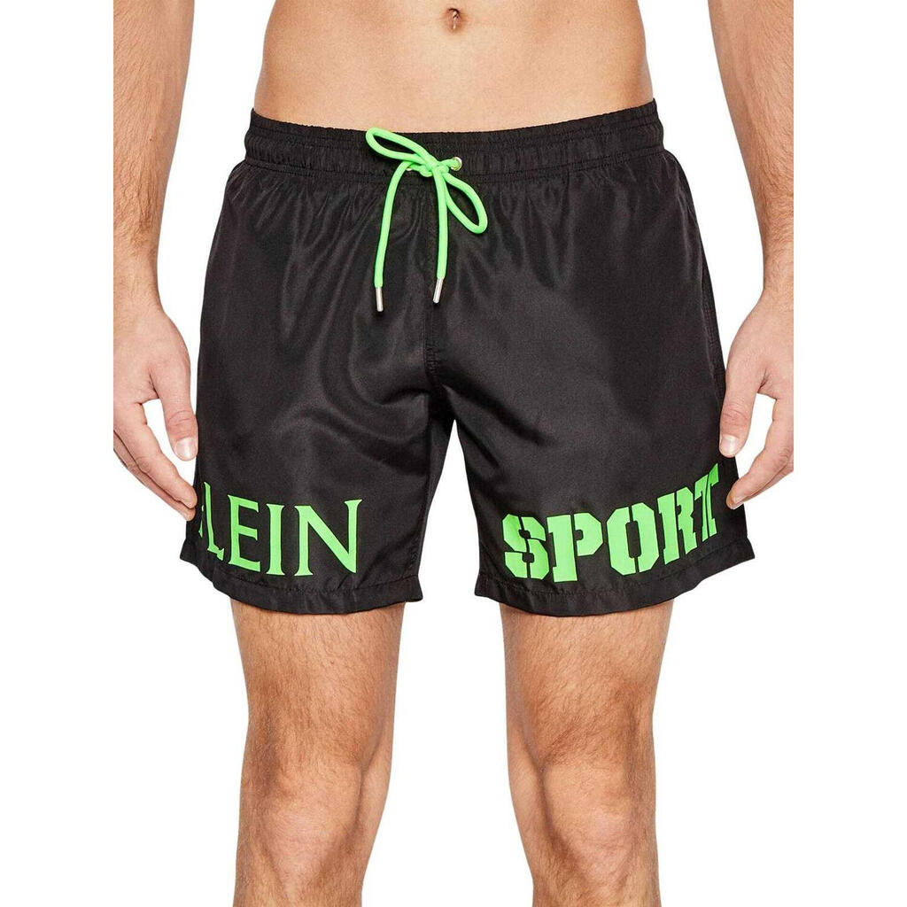 Mens Logo Swim Shorts (Black)