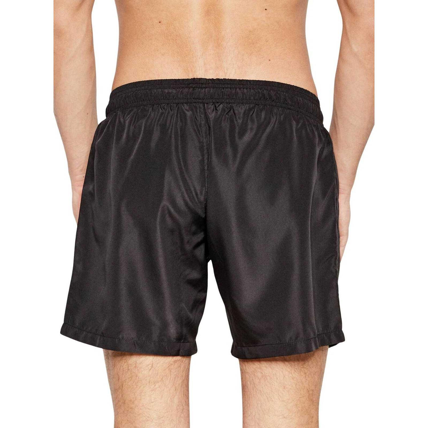 Short De Bain Motif/style Logo Homme (Noir) 2/2