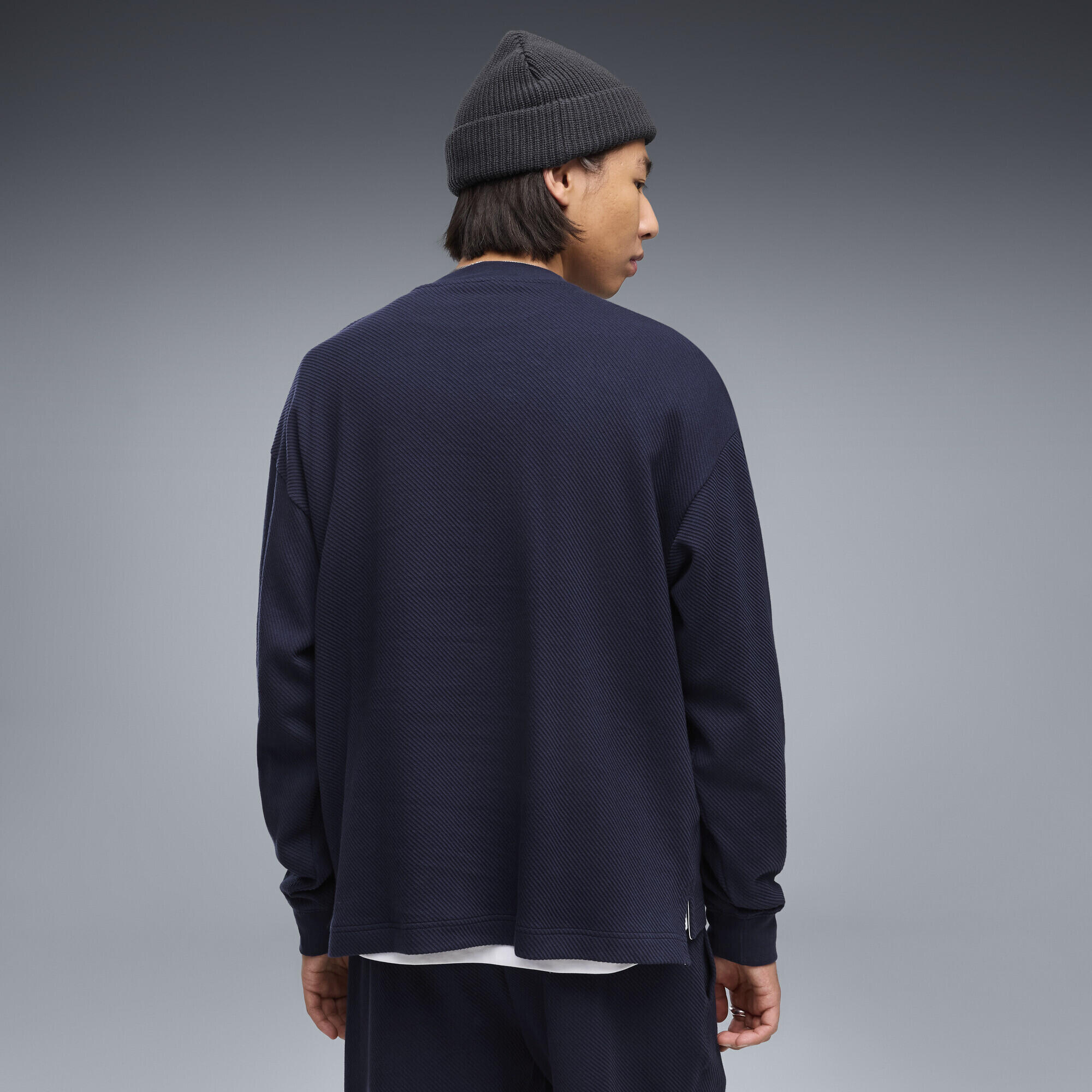 Essentials Elevated Relaxed Material sweatshirt met ronde hals voor heren PUMA 3/5
