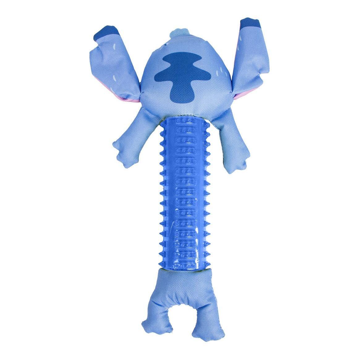 Jouet à mâcher pour chien Stitch en TPR, jouet dentaire texturé bleu 2/6