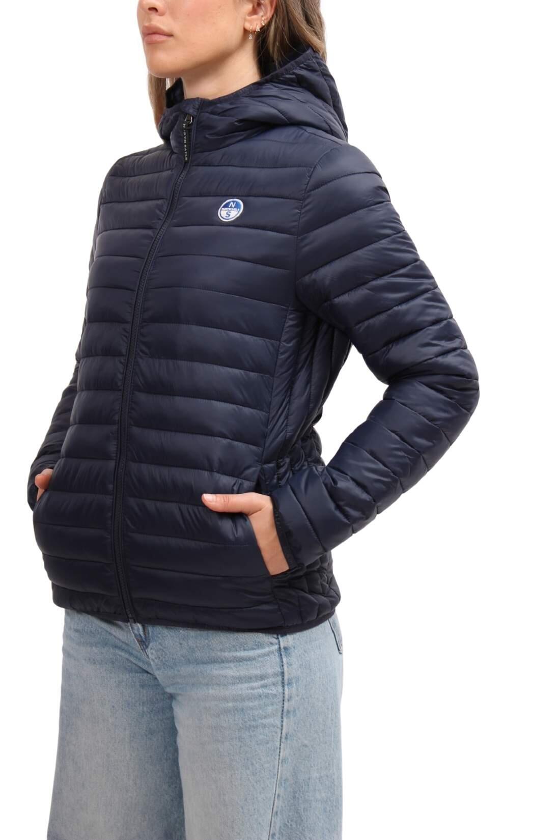 NORTH SAILS - Donsjack voor vrouwen Linette met logo, maat XL, kleur Wit 2/3