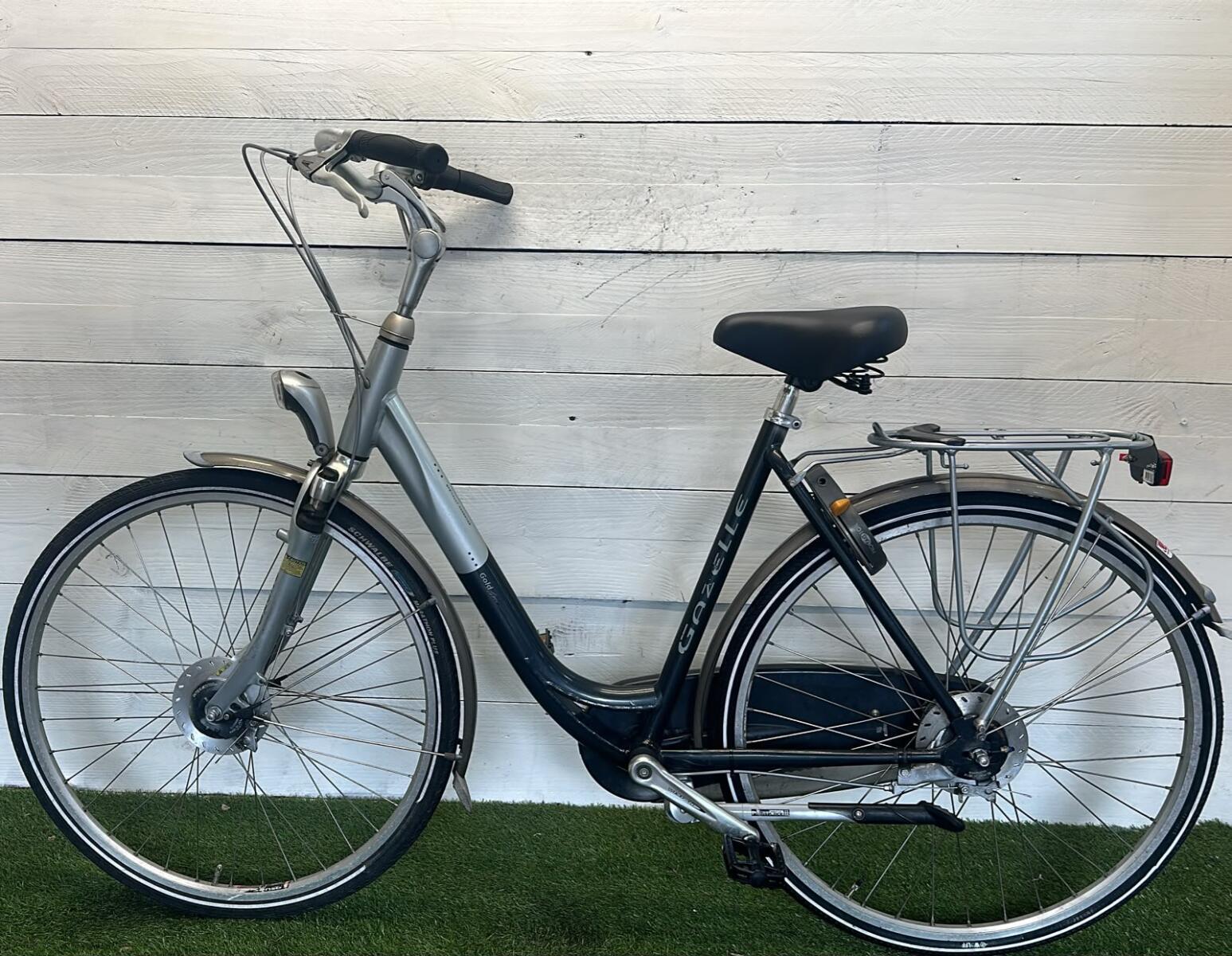Gazelle stadsfiets bike, zwart 3/3