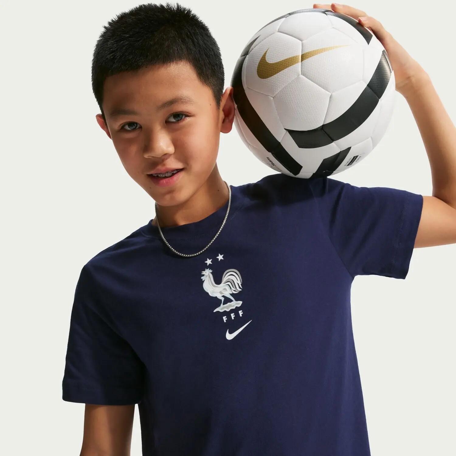Tricou Nike pentru copii FFF U Nk Crest Tee 3/5