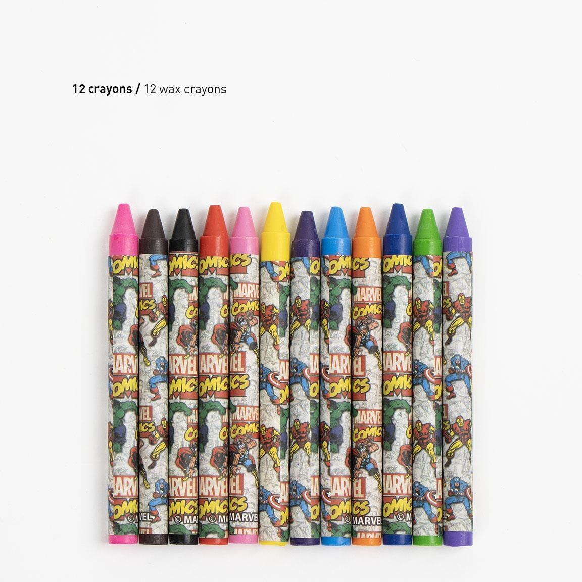 Ensemble de papeterie pour enfants Avengers à colorier avec des feutres 5/6