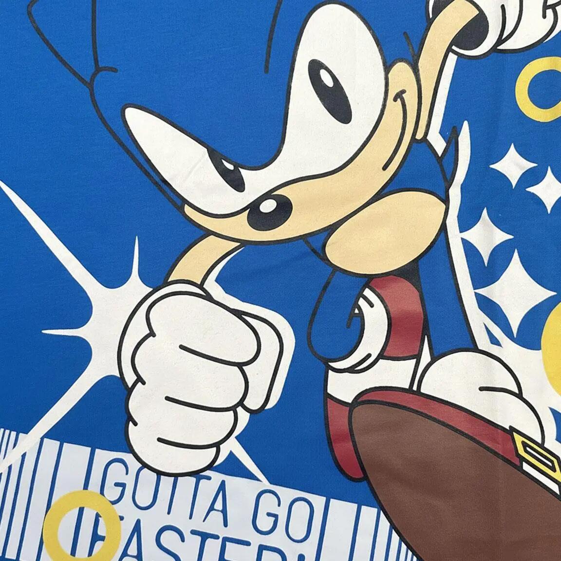 Completo sportivo per bambini di Sonic, due pezzi, in cotone blu navy. 3/7