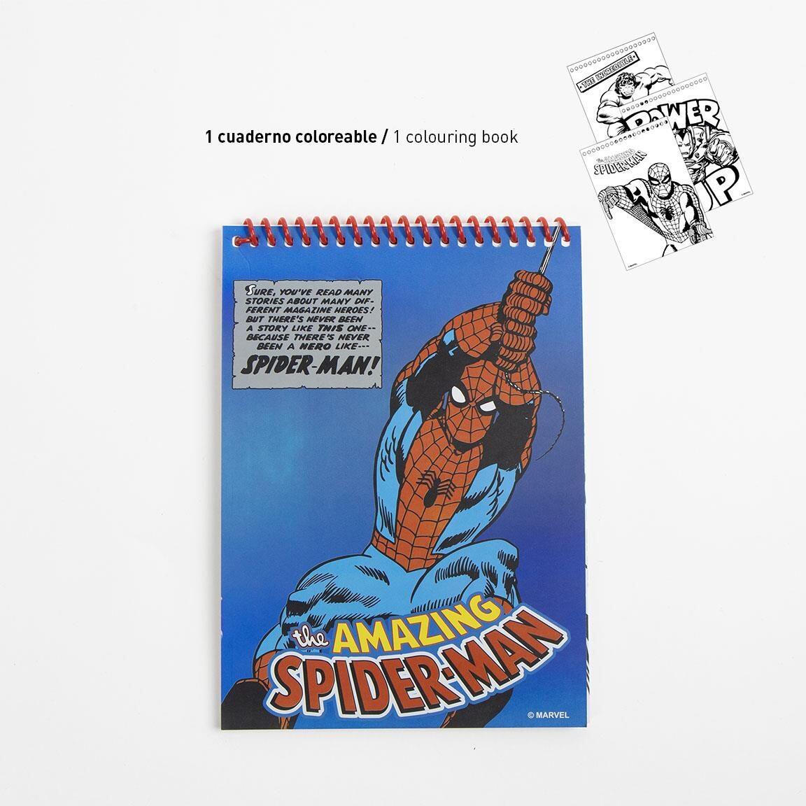 Ensemble de papeterie pour enfants Avengers à colorier avec des feutres 3/6