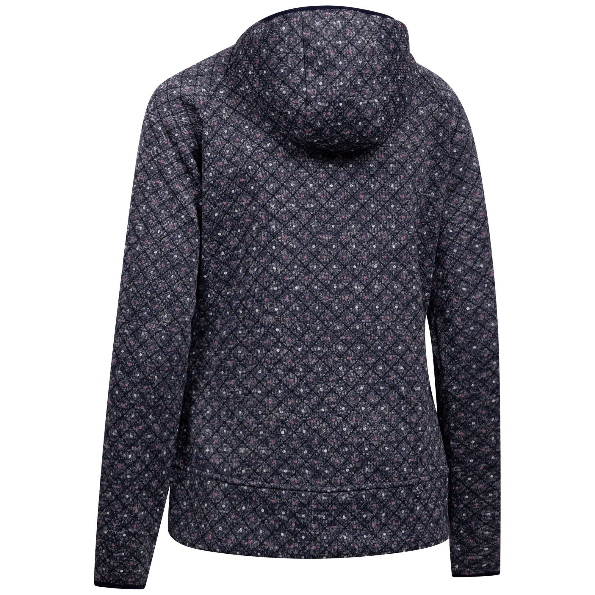 Veste Polaire À Capuche Motif/style Imprimé OLEARY Femme (Bleu Marine Chiné 2/3