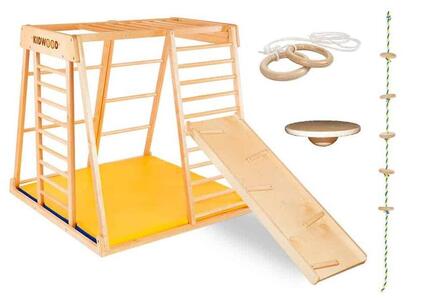 Aire de jeux d'intérieur en bois Rocket Game