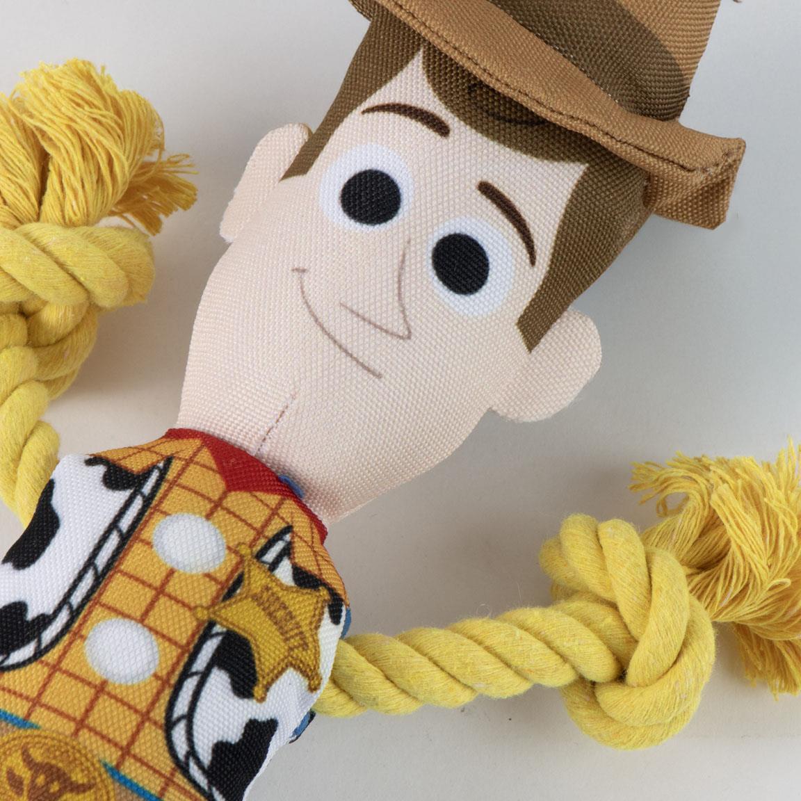 Juguete para Perro Toy Story Woody de Cuerda con Nudos, Multicolor 3/7