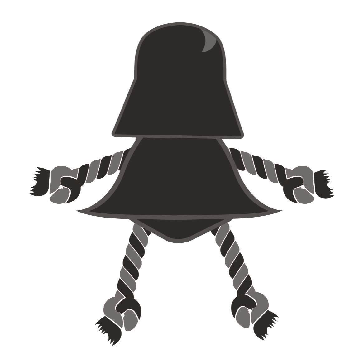 Cuerda Dental para Perro Star Wars Darth Vader, Juguete de Cuerda Negro 3/7