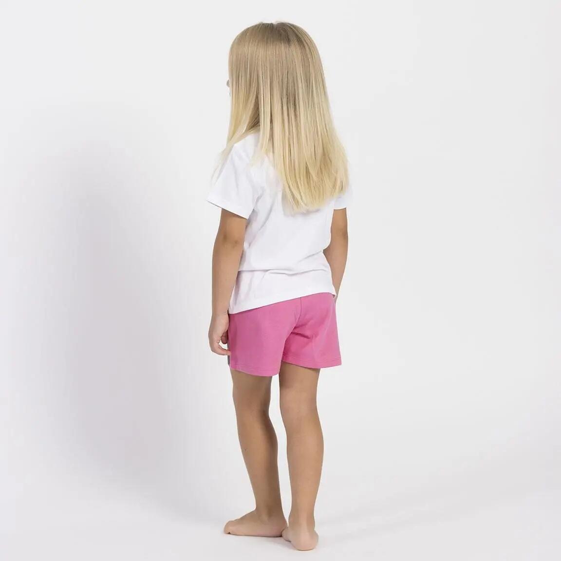 Conjunto Infantil Gabby's Dollhouse de Dos Piezas en French Terry Blanco y Rosa 5/5