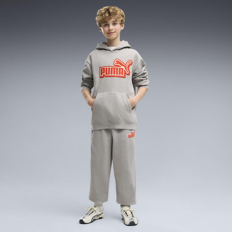 Hanorac cu glugă Essentials Logo Lab Relaxed pentru băieți PUMA