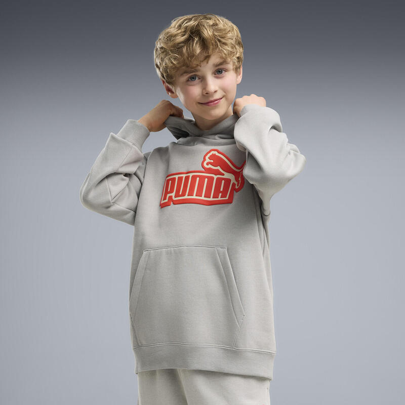 Hanorac cu glugă Essentials Logo Lab Relaxed pentru băieți PUMA