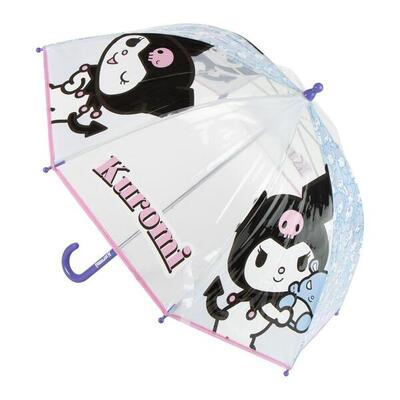 Ombrello per bambini Hello Kitty Kuromi POE Manuale Trasparente Lilla