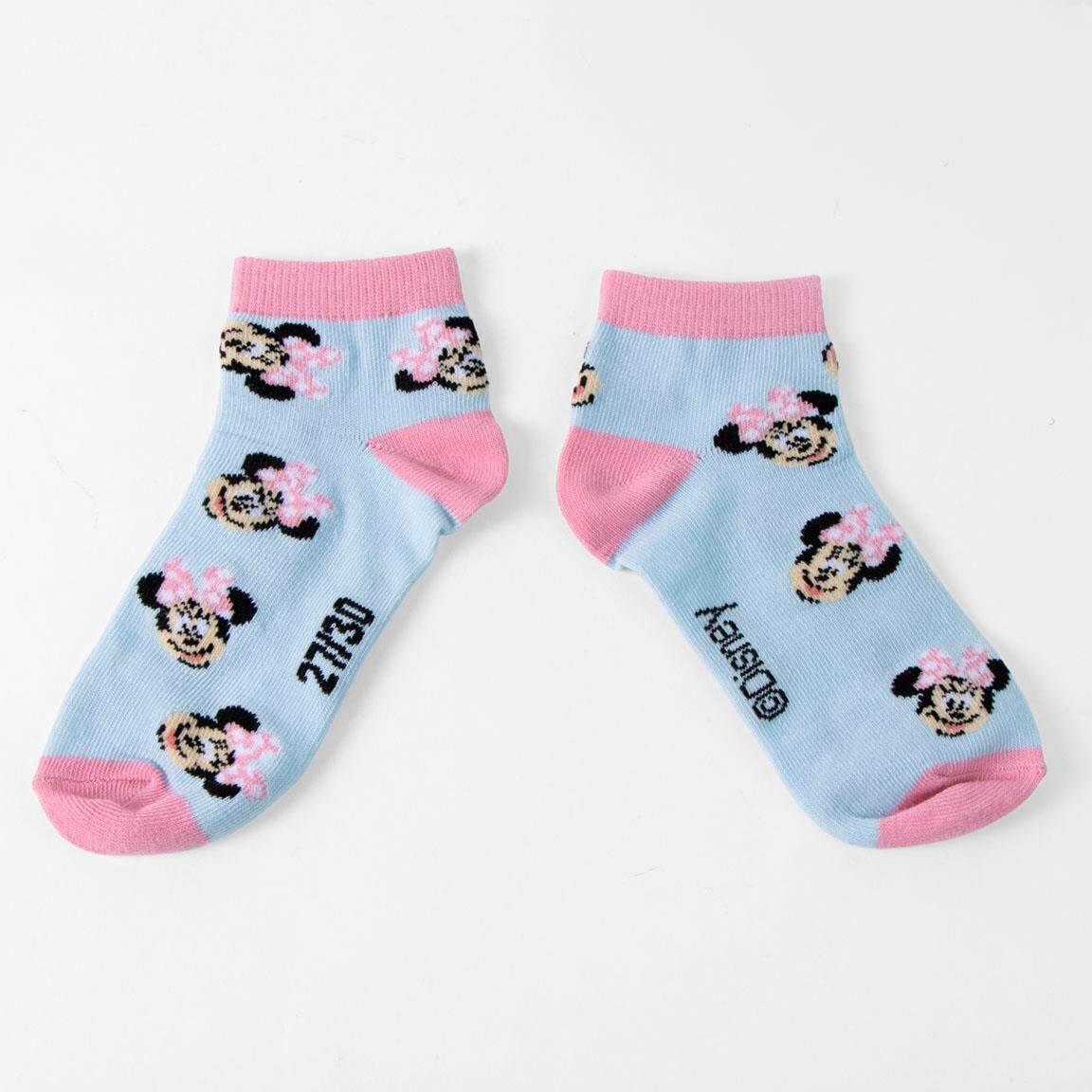 Pack de Calcetines Tobilleros Infantil Minnie de Algodón Suaves Multicolor 6/7