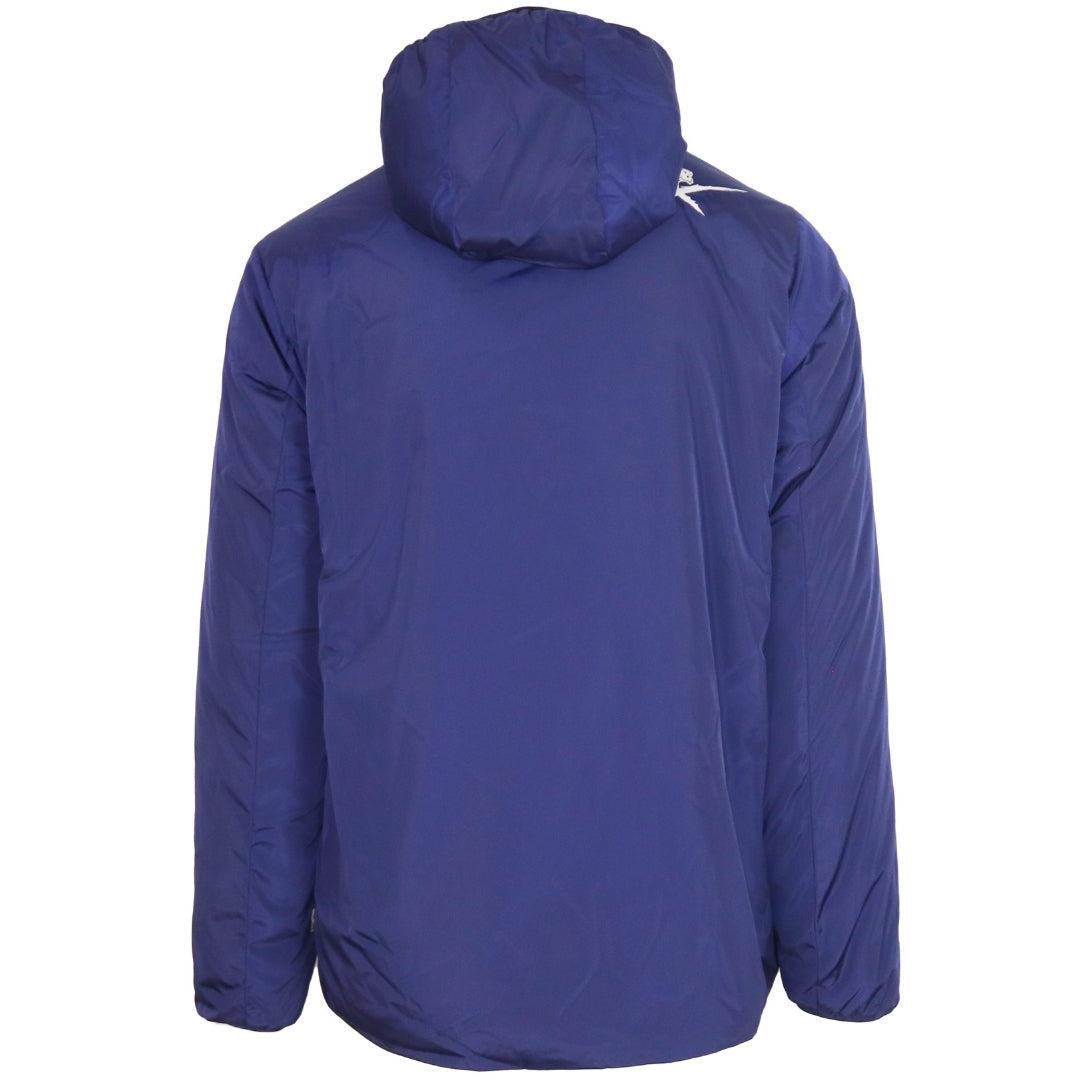 Unisex Adult Patch Reversible Padded Jacket (Blue/White) 2/4