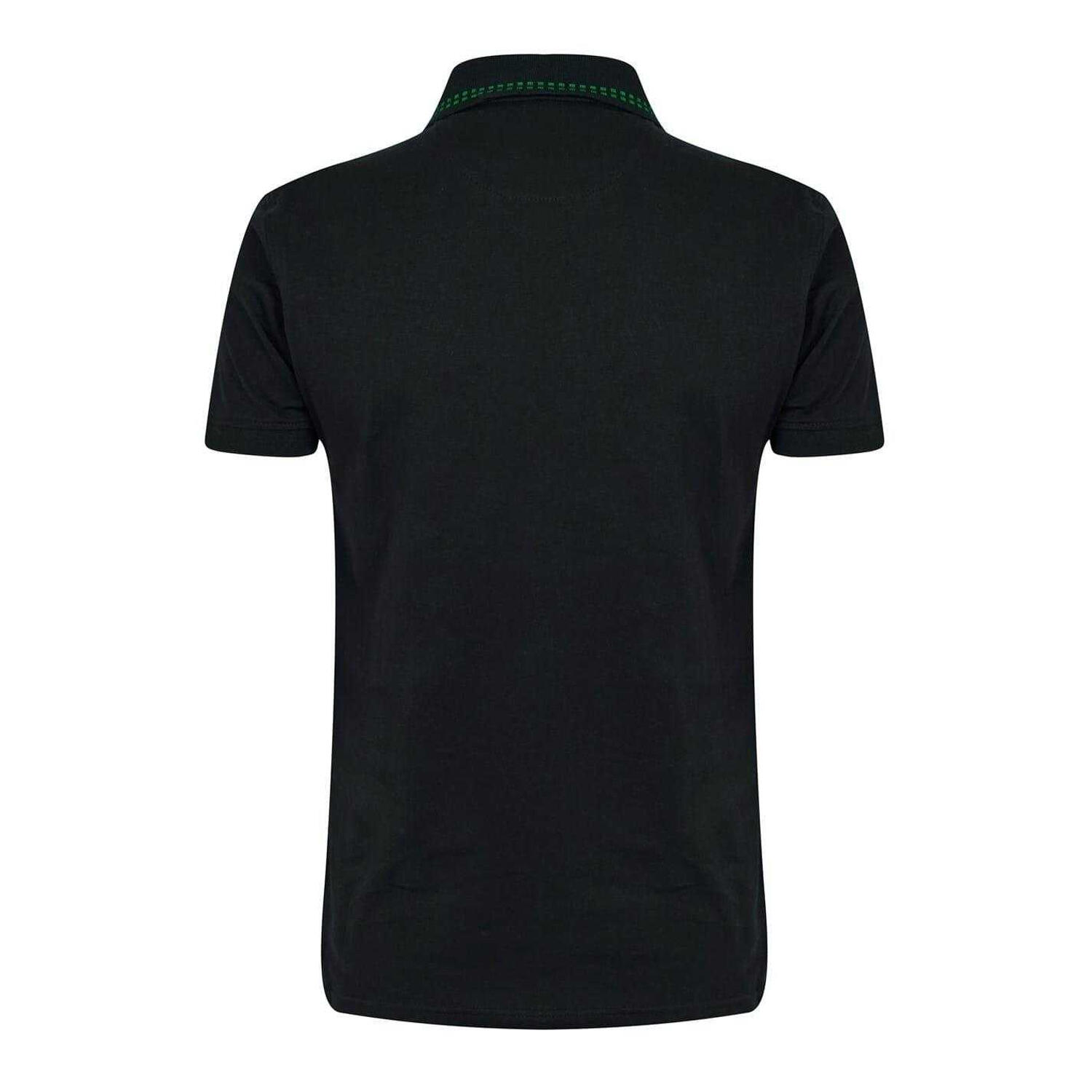 Maglietta Polo Striscia Rétro Uomo Celtic FC Nero 2/3