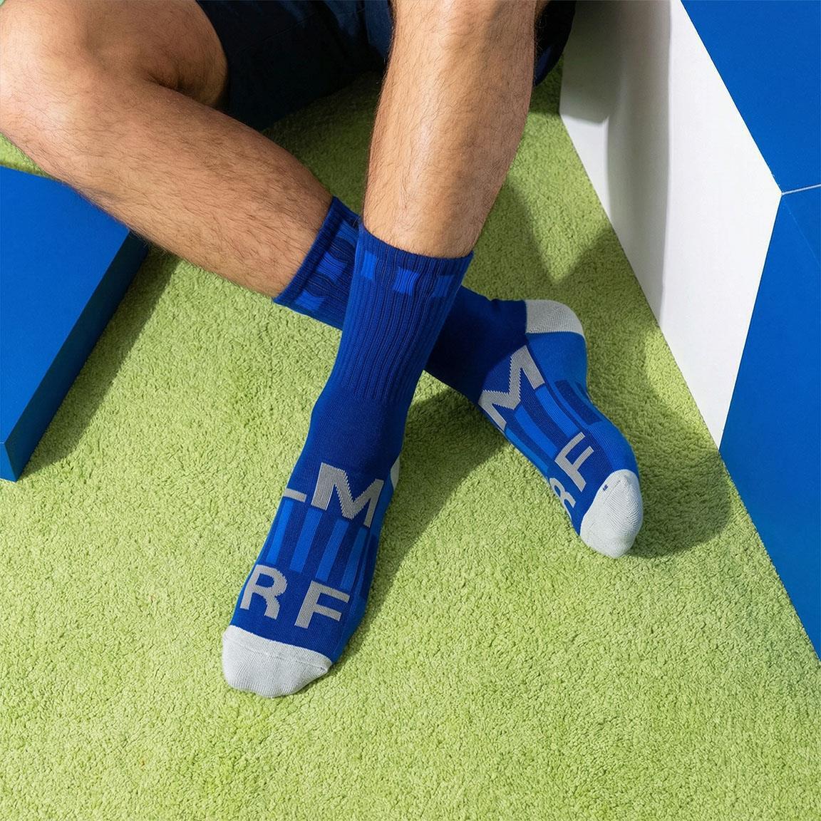 Calcetines Deportivos Adultos Real Madrid de Algodón Transpirables Azul 6/6