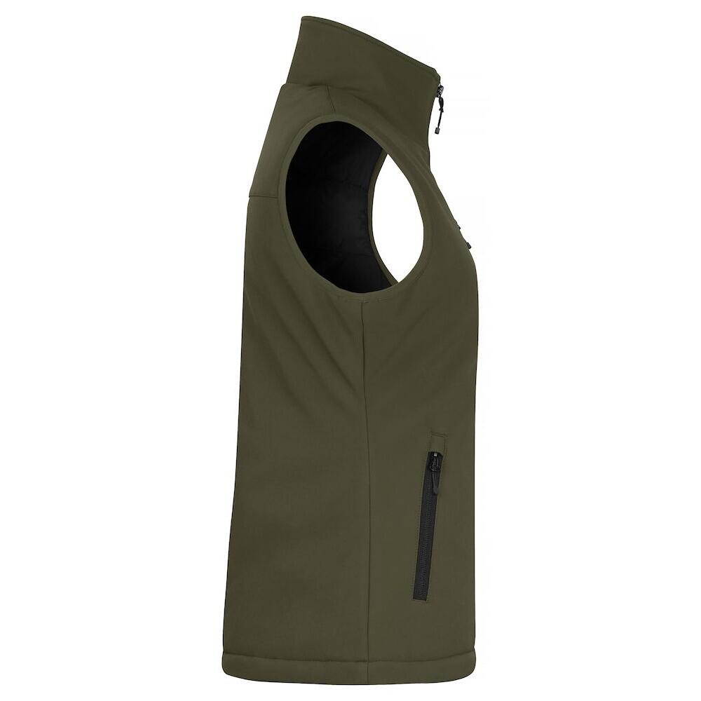 Weste SoftshellPanele für Damen Nebelgrün 4/6