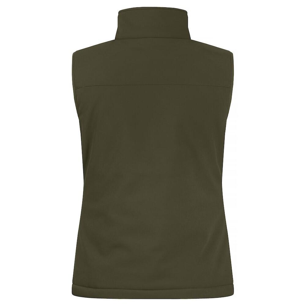 Weste SoftshellPanele für Damen Nebelgrün 2/6