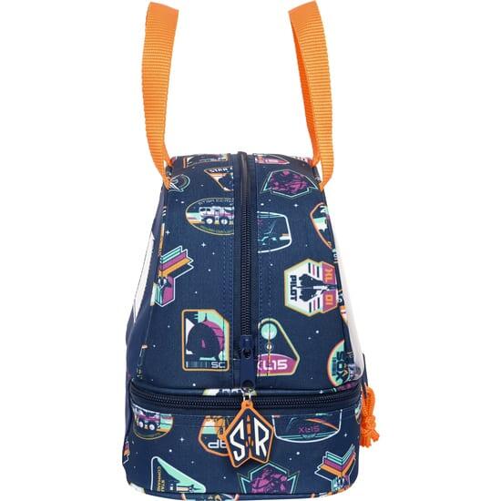 Portameriendas Infantil Buzz Lightyear con Doble Compartimento Azul Marino 3/3