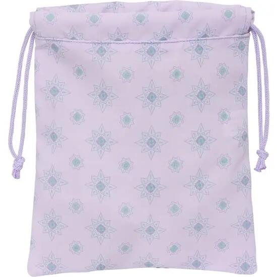 Sac à goûter pour enfants Wish, avec fermeture à cordon, réutilisable, lilas 2/3