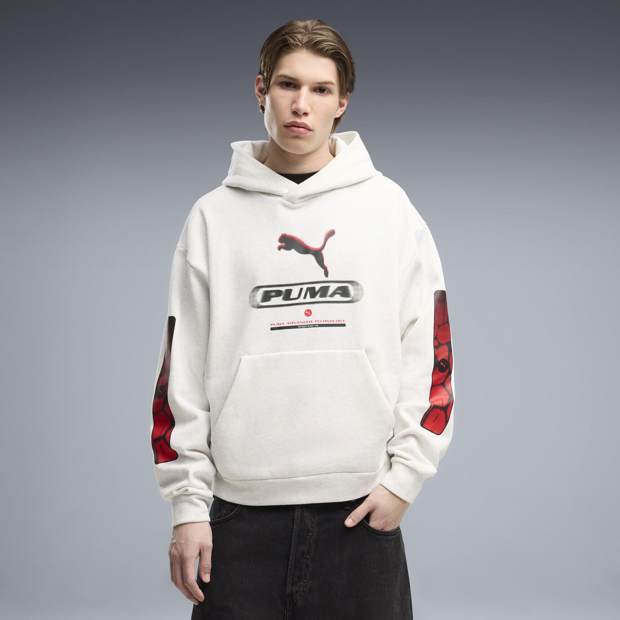 PUMA Sport Boxy Graphic Fleece Hoodie Herren PUMA 2/5