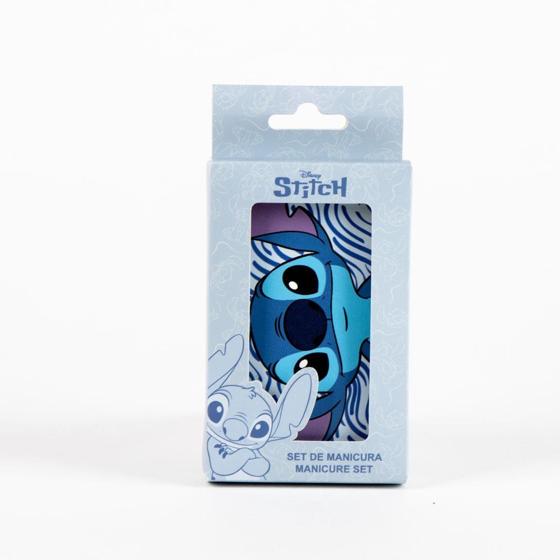 Coffret manucure enfant Stitch avec étui en métal et accessoires - Bleu 4/5