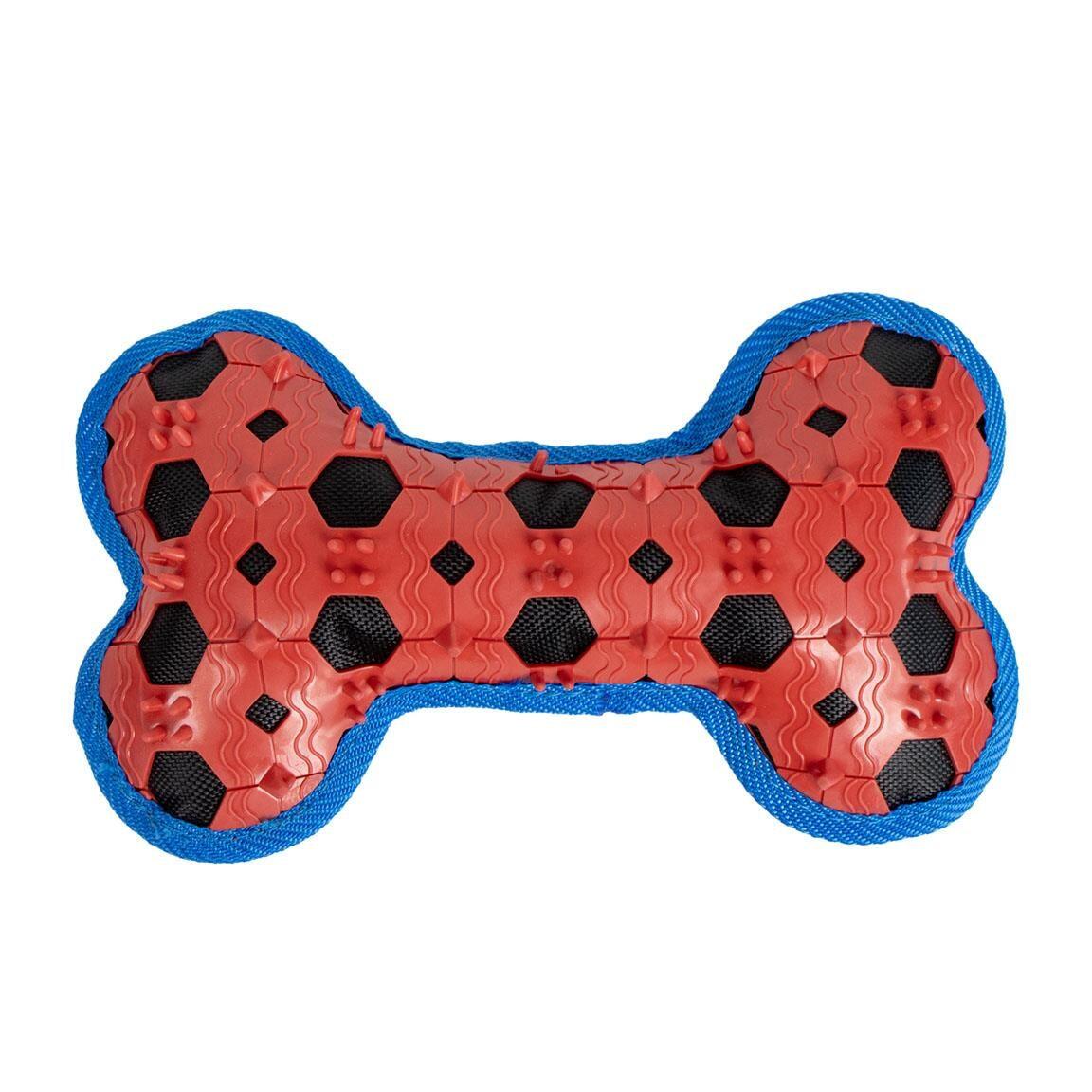 Jouet pour chien Spiderman en TPR avec son, os à mâcher bleu 2/6