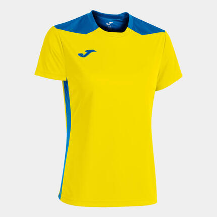Maillot Manches Courtes Football Femme Joma Championship VI Bleu Marine