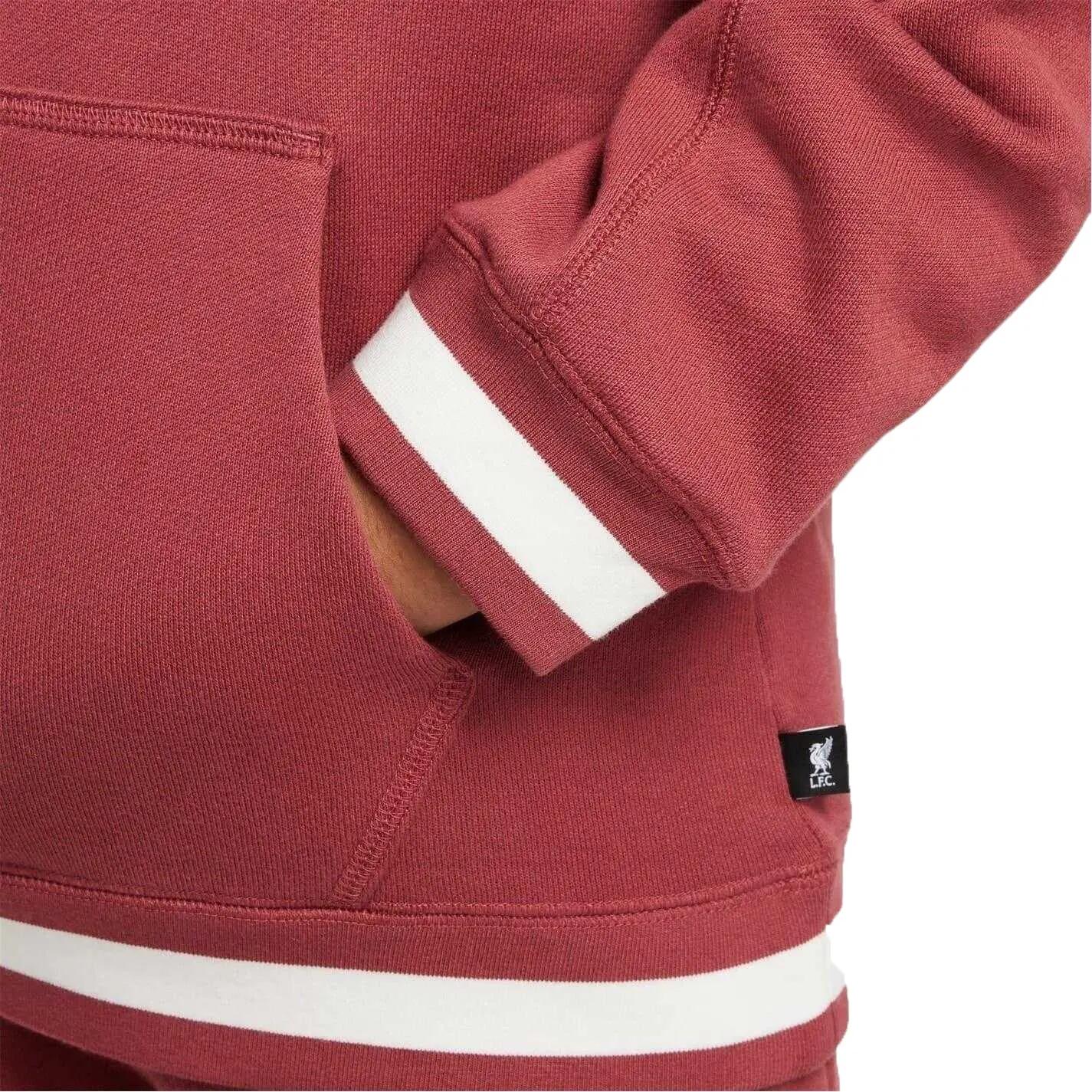 Childrens/Kids Liverpool FC Pull Over Hoodie (Red) 4/4