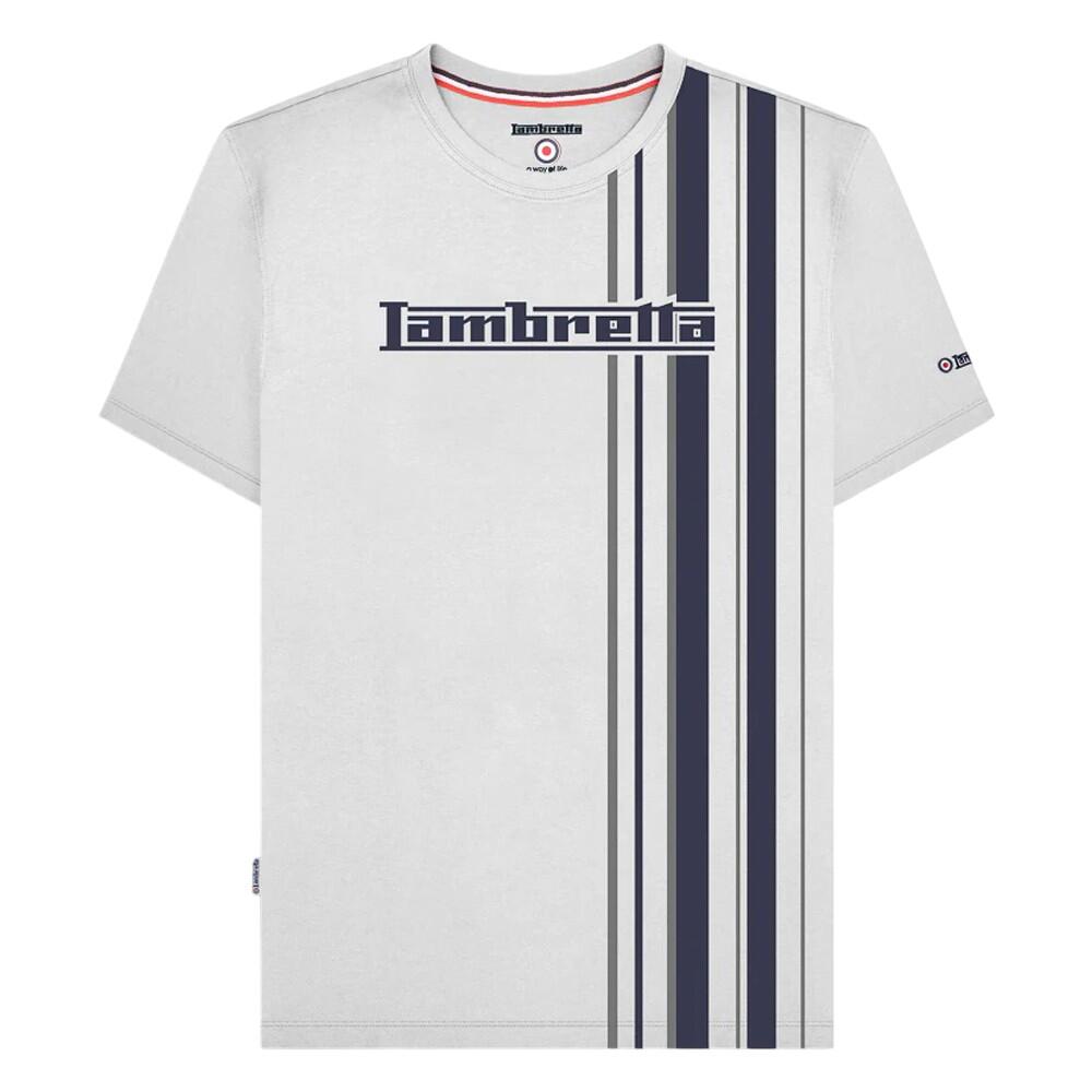 TShirt für Herren Weiß/Marine/Grau 2/3