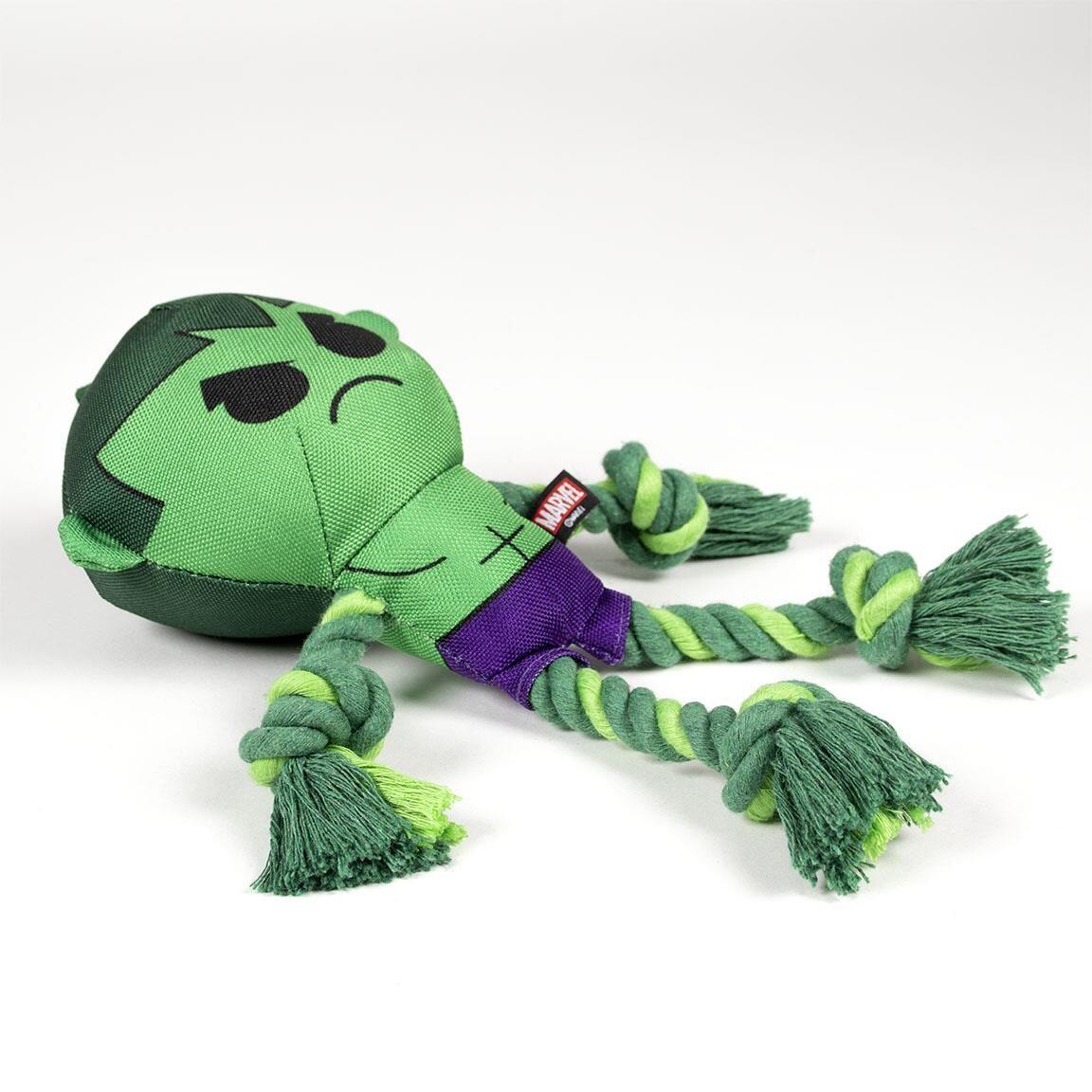 Corde à mâcher pour chien Avengers Hulk, jouet à mâcher vert et violet 4/7